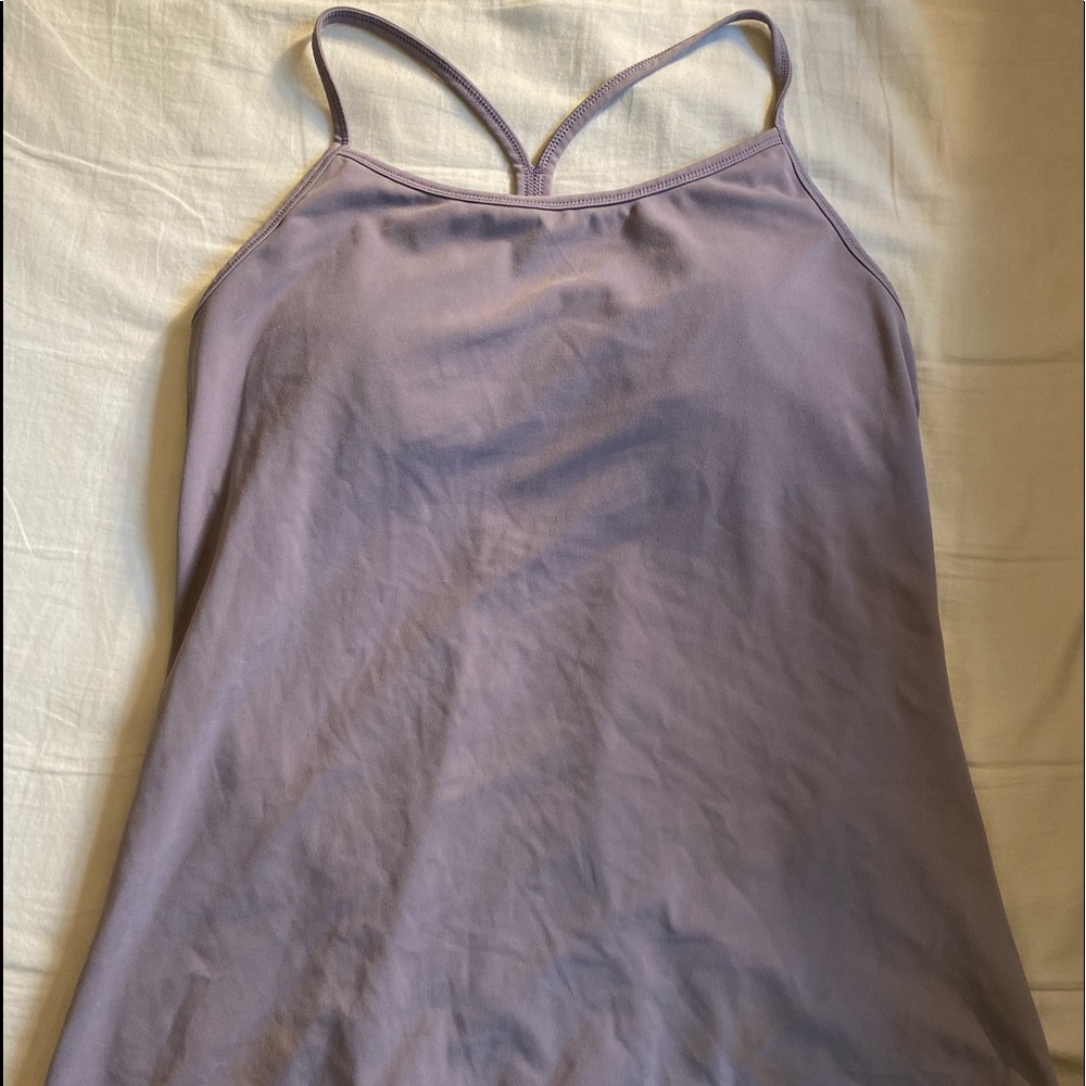 Purple workout top